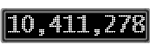 The GaugeControl contains 1 gauge with values: (10,410,889).