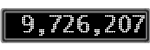 The GaugeControl contains 1 gauge with values: (9,725,917).