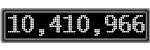 The GaugeControl contains 1 gauge with values: (10,410,889).