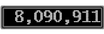 The GaugeControl contains 1 gauge with values: (8,090,643).