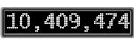 The GaugeControl contains 1 gauge with values: (10,409,490).
