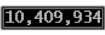 The GaugeControl contains 1 gauge with values: (10,409,789).