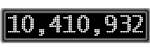 The GaugeControl contains 1 gauge with values: (10,410,889).