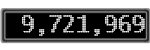 The GaugeControl contains 1 gauge with values: (9,721,613).