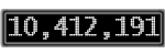 The GaugeControl contains 1 gauge with values: (10,411,938).