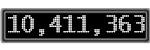 The GaugeControl contains 1 gauge with values: (10,410,889).