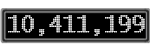 The GaugeControl contains 1 gauge with values: (10,410,889).