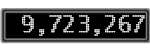 The GaugeControl contains 1 gauge with values: (9,721,990).