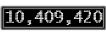 The GaugeControl contains 1 gauge with values: (10,408,991).