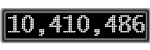 The GaugeControl contains 1 gauge with values: (10,410,504).