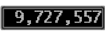 The GaugeControl contains 1 gauge with values: (9,727,085).