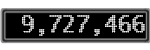 The GaugeControl contains 1 gauge with values: (9,727,085).