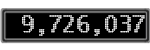 The GaugeControl contains 1 gauge with values: (9,725,917).