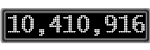 The GaugeControl contains 1 gauge with values: (10,410,486).
