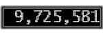 The GaugeControl contains 1 gauge with values: (9,725,433).