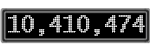 The GaugeControl contains 1 gauge with values: (10,410,478).