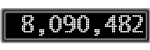 The GaugeControl contains 1 gauge with values: (8,090,300).