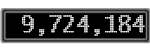 The GaugeControl contains 1 gauge with values: (9,723,900).