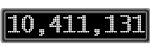 The GaugeControl contains 1 gauge with values: (10,410,528).