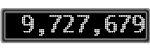 The GaugeControl contains 1 gauge with values: (9,727,394).