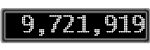 The GaugeControl contains 1 gauge with values: (9,721,607).