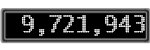 The GaugeControl contains 1 gauge with values: (9,721,598).