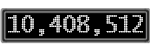 The GaugeControl contains 1 gauge with values: (10,408,260).