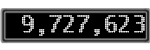 The GaugeControl contains 1 gauge with values: (9,727,085).