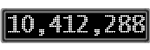 The GaugeControl contains 1 gauge with values: (10,412,180).