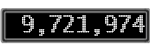 The GaugeControl contains 1 gauge with values: (9,721,613).