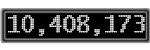 The GaugeControl contains 1 gauge with values: (10,408,032).