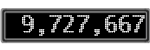 The GaugeControl contains 1 gauge with values: (9,727,085).