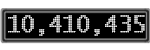 The GaugeControl contains 1 gauge with values: (10,410,324).