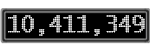 The GaugeControl contains 1 gauge with values: (10,410,892).