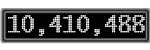 The GaugeControl contains 1 gauge with values: (10,410,539).