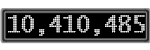 The GaugeControl contains 1 gauge with values: (10,410,505).