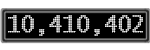 The GaugeControl contains 1 gauge with values: (10,410,313).