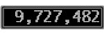 The GaugeControl contains 1 gauge with values: (9,727,085).
