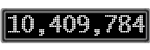 The GaugeControl contains 1 gauge with values: (10,408,982).