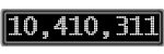 The GaugeControl contains 1 gauge with values: (10,409,937).