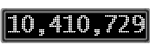 The GaugeControl contains 1 gauge with values: (10,410,749).