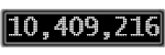 The GaugeControl contains 1 gauge with values: (10,408,860).