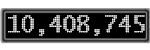 The GaugeControl contains 1 gauge with values: (10,408,671).