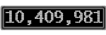 The GaugeControl contains 1 gauge with values: (10,409,785).