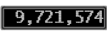The GaugeControl contains 1 gauge with values: (9,721,519).