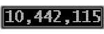 The GaugeControl contains 1 gauge with values: (10,442,124).