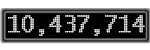 The GaugeControl contains 1 gauge with values: (10,429,574).