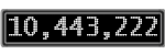 The GaugeControl contains 1 gauge with values: (10,443,241).