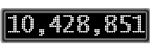The GaugeControl contains 1 gauge with values: (10,428,629).
