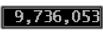 The GaugeControl contains 1 gauge with values: (9,736,061).